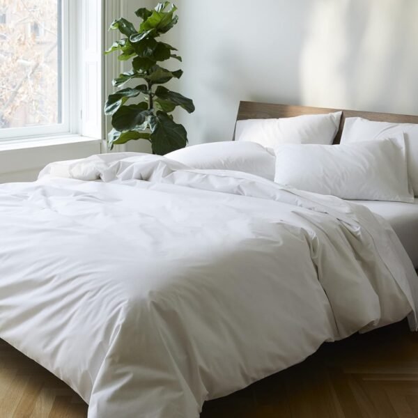 Welspun 180 Thread Count Percale Duvet Cover (60% Cotton, 40% Polyester)